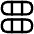 Dashboard Horizontal Pills Thirds Icon from Flex Line Set