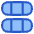 Dashboard Horizontal Pills Thirds Icon from Plump Duo Set