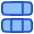 Dashboard Horizontal Rectangle 3 Icon from Plump Duo Set