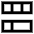 Dashboard Horizontal Rectangle 6 Icon from Sharp Line Set