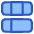 Dashboard Horizontal Rectangle 6 Icon from Plump Duo Set