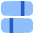 Dashboard Horizontal Rectangle Split 1 Icon from Plump Flat Set