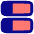 Dashboard Horizontal Rectangle Split Left Icon from Plump Pop Set