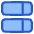 Dashboard Horizontal Rectangle Split Right Icon from Plump Duo Set