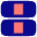 Dashboard Horizontal Rectangle Thirds Icon from Plump Pop Set