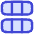 Dashboard Horizontal Rectangle Thirds Icon from Flex Duo Set