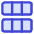 Dashboard Horizontal Rectangle Thirds icon - Free transparent PNG, SVG. No sign up needed.