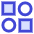 Dashboard Mix Circle Square 2 Icon from Sharp Duo Set