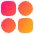 Dashboard Mix Circle Square 2 Icon from Plump Gradient Set | Free Download as SVG Vector and Transparent PNG | Streamline icons