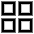 Dashboard Square Icon from Sharp Line Set