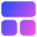 Dashboard Square Horizontal Rectangle 1 Icon from Core Gradient Set