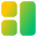 Dashboard Square Vertical Rectangle 1 Icon from Core Gradient Set