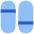 Dashboard Vertical Pills Split 2 Icon from Flex Flat Set