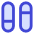 Dashboard Vertical Pills Split 1 Icon from Sharp Duo Set