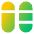 Dashboard Vertical Pills Split 5 icon - Free transparent PNG, SVG. No sign up needed.