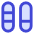 Dashboard Vertical Pills Split 6 Icon from Sharp Duo Set