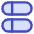 Dashboard Horizontal Pills Split Left Icon from Core Duo Set