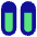 Dashboard Vertical Pills Split Top Icon from Sharp Pop Set | Free Download as SVG Vector and Transparent PNG | Streamline icons