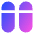 Dashboard Vertical Pills Split Top Icon from Sharp Gradient Set