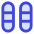 Dashboard Vertical Pills Thirds Icon from Sharp Duo Set | Free Download as SVG Vector and Transparent PNG | Streamline icons