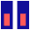 Dashboard Vertical Rectangle Half Icon from Sharp Pop Set