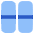 Dashboard Vertical Rectangle Half Icon from Plump Flat Set
