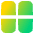 Dashboard Vertical Rectangle Half Icon from Plump Gradient Set