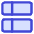 Dashboard Vertical Rectangle Split Left Icon from Core Duo Set