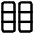 Dashboard Vertical Rectangle Thirds icon - Free transparent PNG, SVG. No sign up needed.