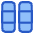 Dashboard Vertical Rectangle Thirds Icon from Plump Duo Set