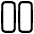 Dashboard Vertical Rectangle Icon from Plump Line Set