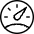 Gauge Dashboard 1 Icon from Streamline Light 3.0 Set