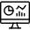 Pie Line Graph Desktop Icon from Streamline Light 3.0 Set