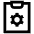 Clipboard Settings Icon from Atlas Line Set