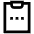 Dots Clipboard Icon from Atlas Line Set