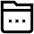 Dots Folder Icon from Atlas Line Set