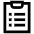 List Clipboard Icon from Atlas Line Set