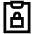 Lock Clipboard Icon from Atlas Line Set