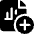 Data File Bars Add Icon from Ultimate Bold Set