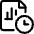 Data File Bars Clock Icon from Ultimate Regular Set