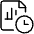 Data File Bars Clock Icon from Ultimate Light Set