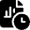 Data File Bars Clock Icon from Ultimate Bold Set