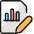 Data File Bars Edit Icon from Ultimate Colors Set