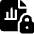 Data File Bars Lock Icon from Ultimate Bold Set