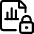 Data File Bars Lock Icon from Ultimate Regular Set