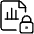 Data File Bars Lock Icon from Ultimate Light Set
