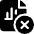 Data File Bars Remove Icon from Ultimate Bold Set