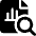Data File Bars Search Icon from Ultimate Bold Set
