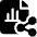 Data File Bars Share Icon from Ultimate Bold Set