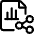 Data File Bars Share Icon from Ultimate Regular Set